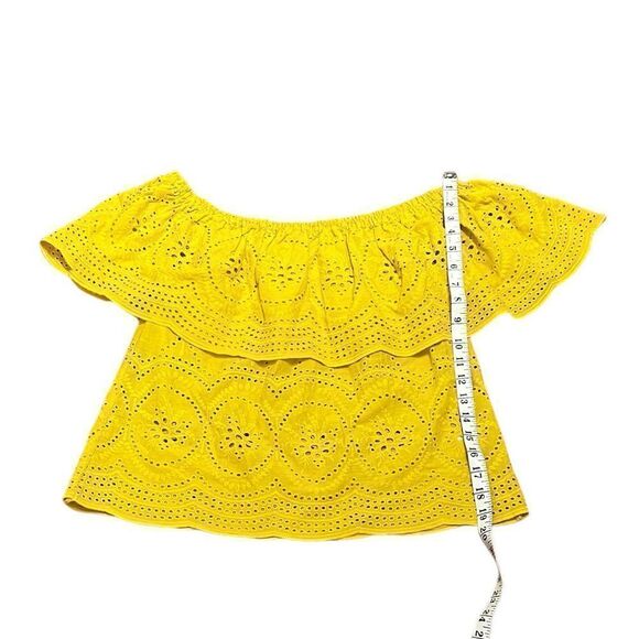 Cupcakes And Cashmere Women’s Davy Off The Shoulder Eyelet Top, Size XS, NWT - Picture 6 of 10